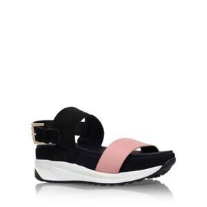Black and Pink Women's Sandals